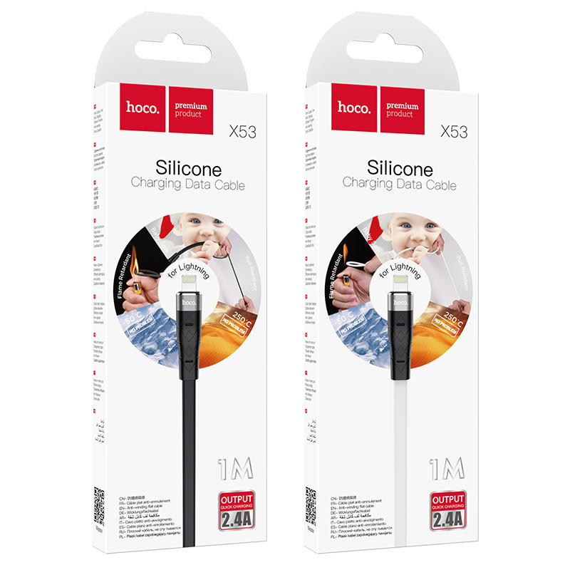 Cable USB to Lightning “X53 Angel” charging data sync