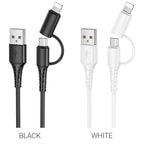 Cable 2-in-1 USB to Lightning / Micro-USB “X54 Cool dual”