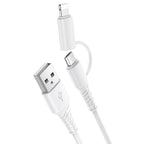 Cable 2-in-1 USB to Lightning / Micro-USB “X54 Cool dual”
