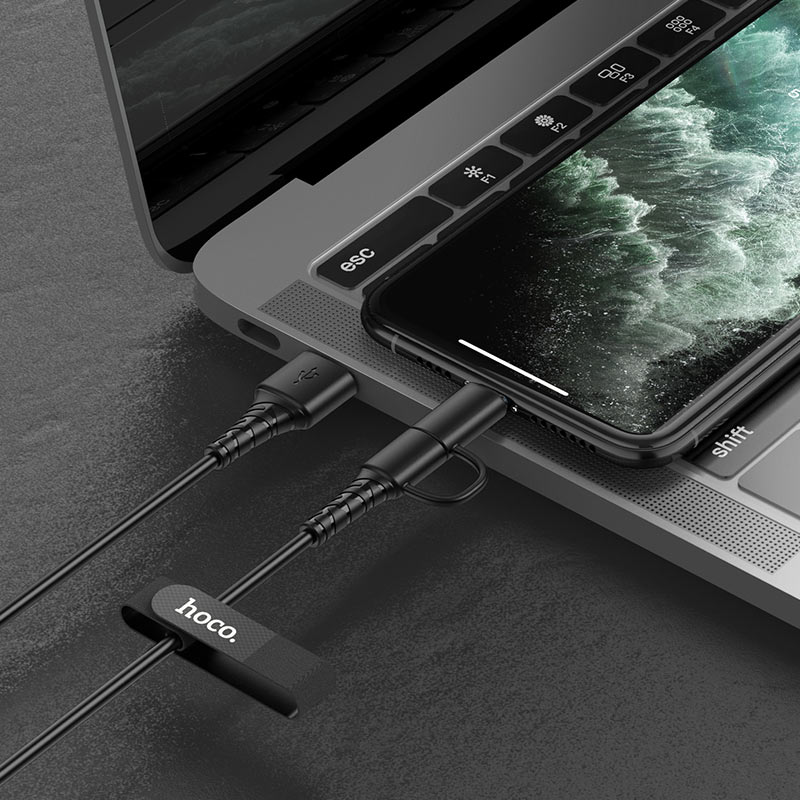Cable 2-in-1 USB to Lightning / Micro-USB “X54 Cool dual”