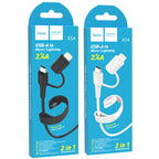 Cable 2-in-1 USB to Lightning / Micro-USB “X54 Cool dual”