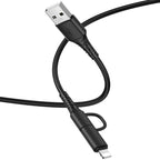 Cable 2-in-1 USB to Lightning / Micro-USB “X54 Cool dual”