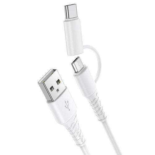 Cable 2-in-1 USB to Type-C / Micro-USB “X54 Cool dual”