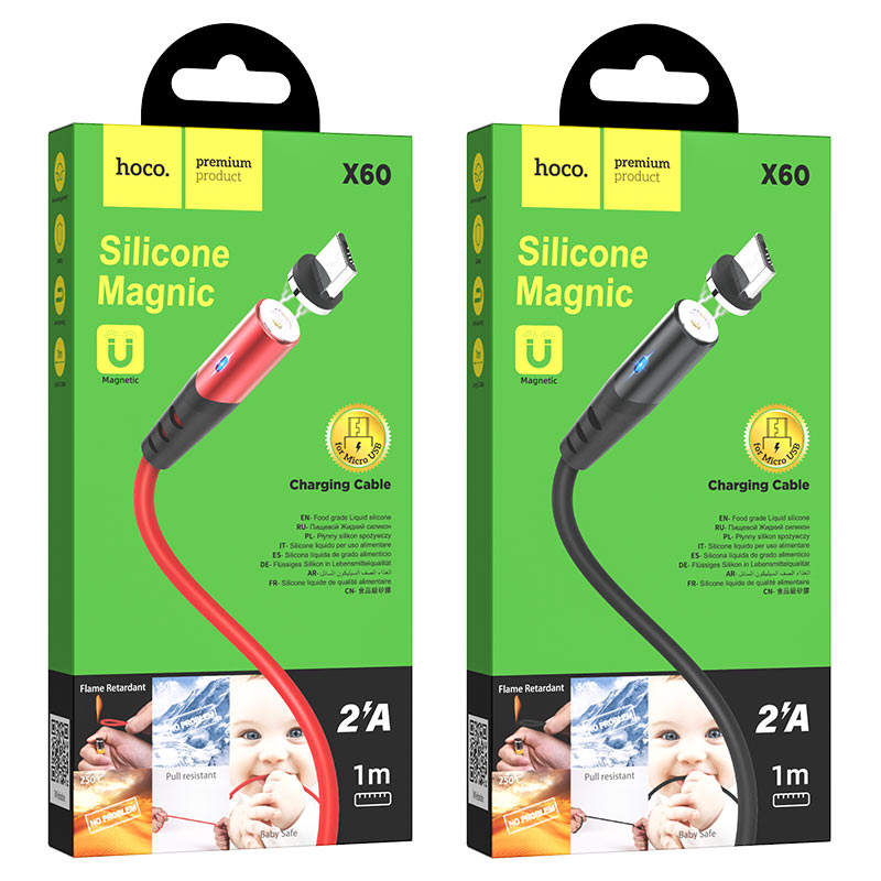 Cable USB to Micro-USB “X60 Honorific” magnetic charging