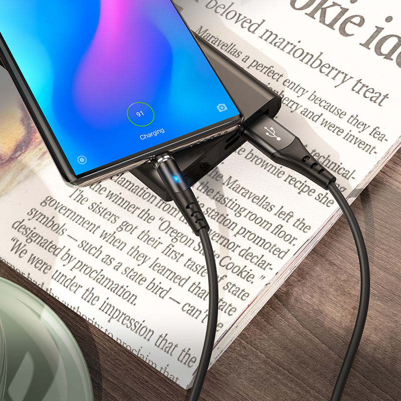 Cable USB to Type-C “X60 Honorific” silicone magnetic charging