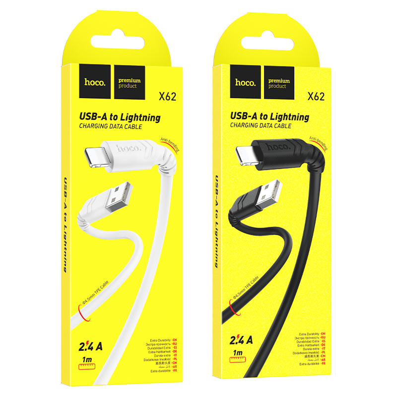 Cable USB to Lightning “X62 Fortune” charging data sync
