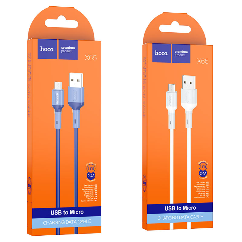 Cable USB to Micro-USB “X65 Prime” charging data sync