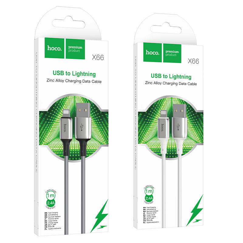 Cable USB to Lightning “X66 Howdy” charging data sync