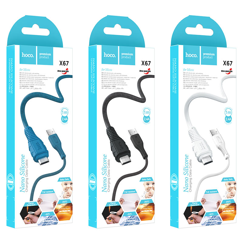 Cable USB to Micro-USB “X67 Nano” charging data sync