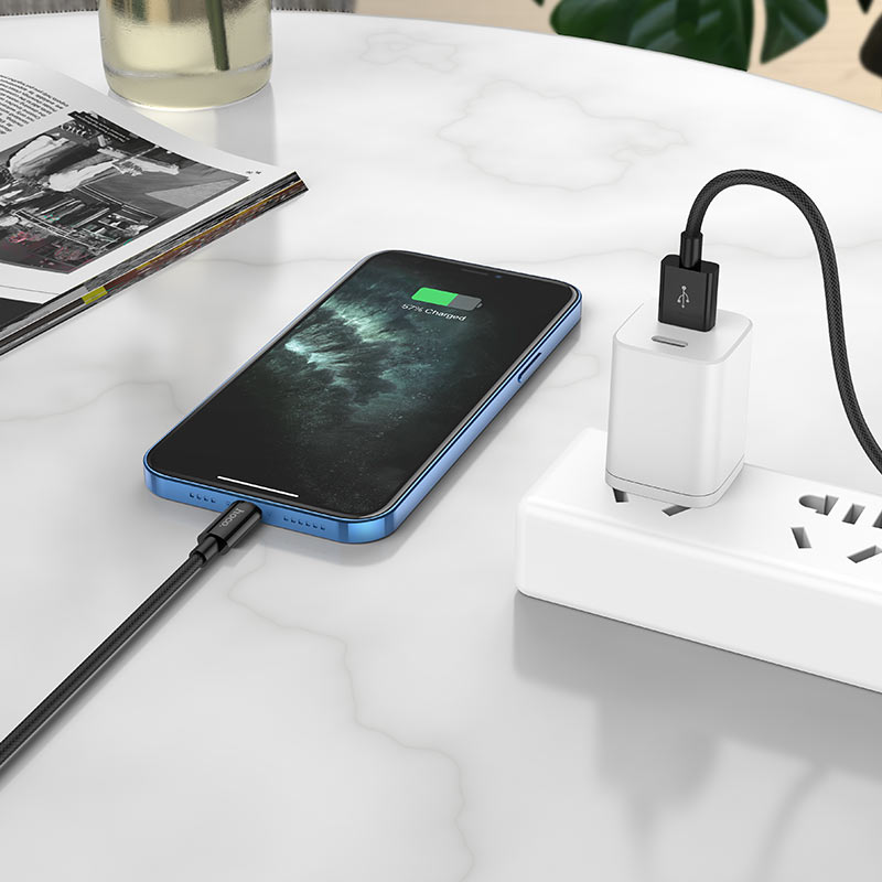 Cable USB to Lightning “X68 True color” charging data sync