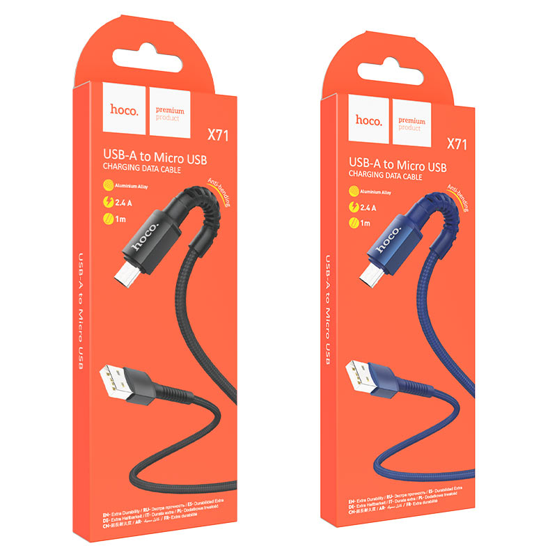 Cable USB to Micro-USB “X71 Especial” charging data sync