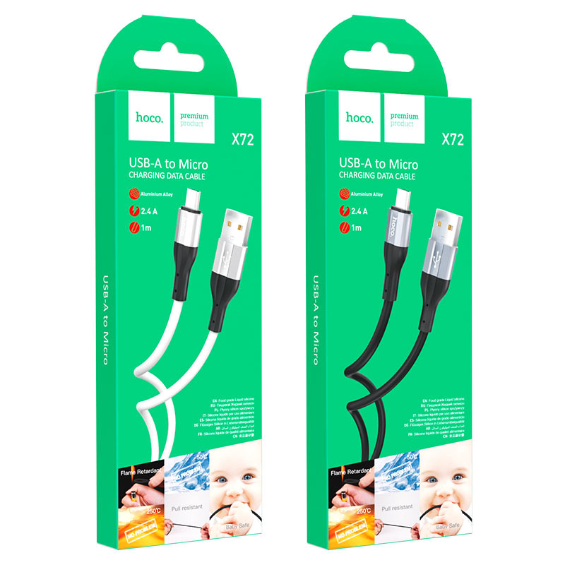 Cable USB to Micro-USB “X72 Creator” silicone charging data sync