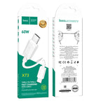 Cable Type-C to Type-C “X73” 60W charging data sync