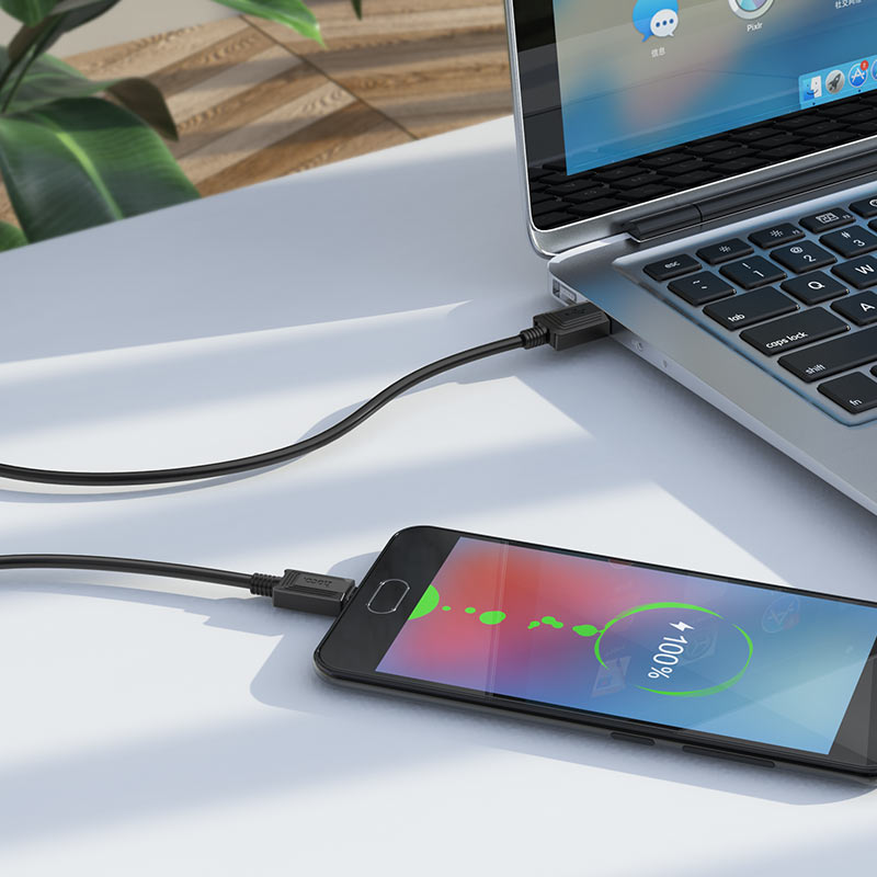 Cable USB to Micro-USB “X73” charging data sync