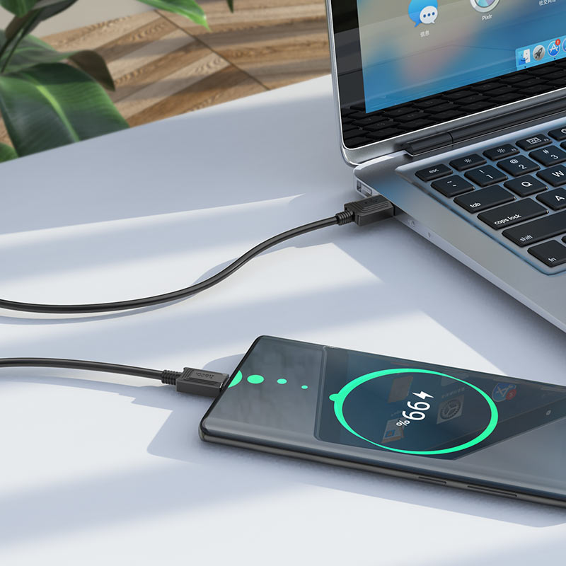 Cable USB to Type-C “X73” charging data sync