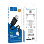 Cable USB to Type-C “X73” charging data sync