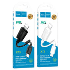 Cable Type-C to Lightning “X73” PD charging data sync