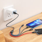 Cable 4-in-1 “X76 Super” for 2xLightning charging wire