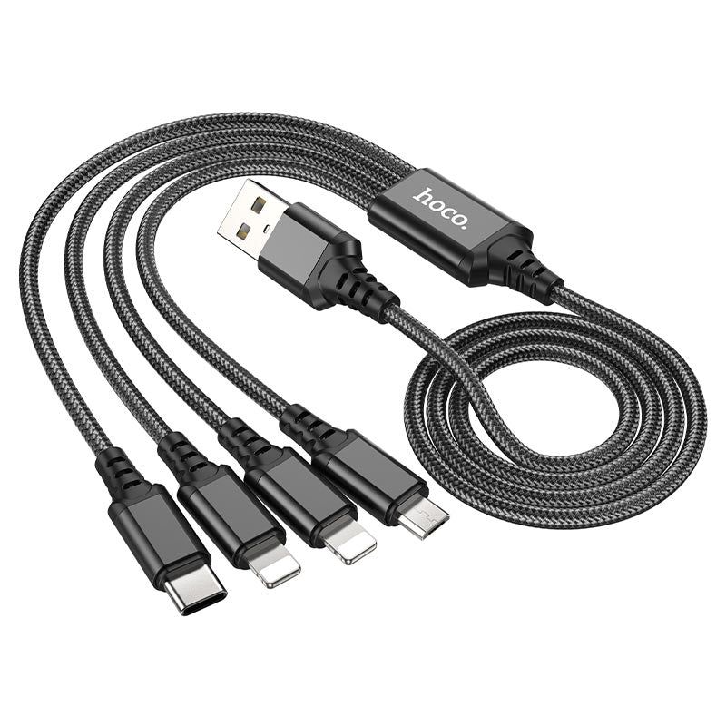 Cable 4-in-1 “X76 Super” for 2xLightning charging wire
