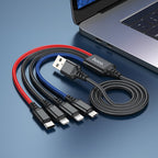 Cable 4-in-1 “X76 Super” for 2xLightning charging wire