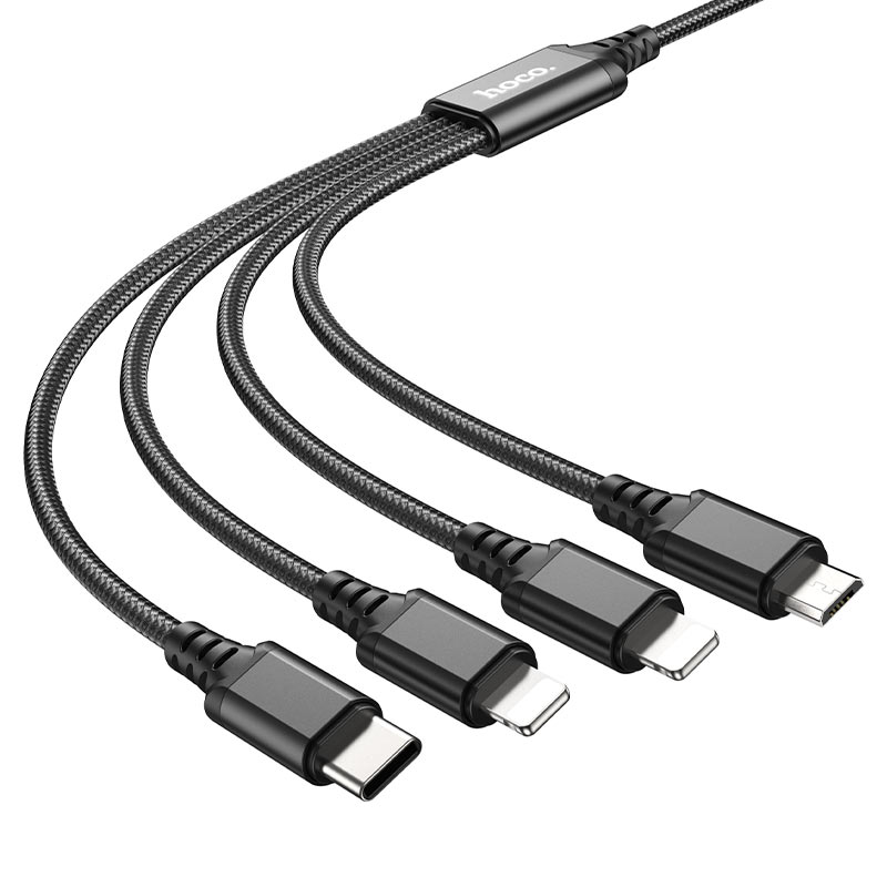 Cable 4-in-1 “X76 Super” for 2xLightning charging wire