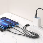 Cable 4-in-1 “X76 Super” for 2xLightning charging wire