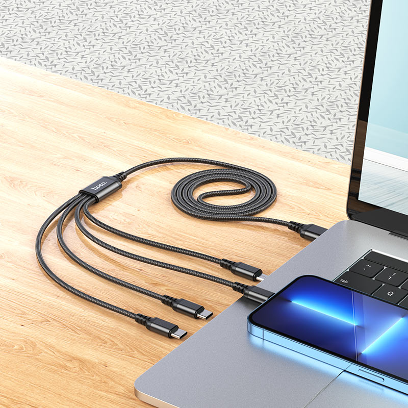 Cable 4-in-1 “X76 Super” for 2xType-C charging wire