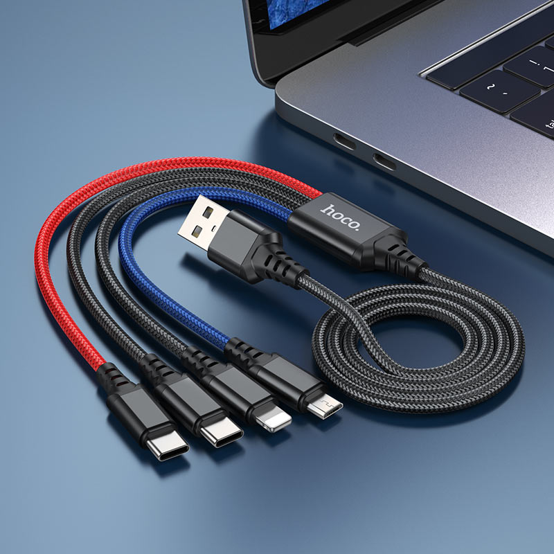 Cable 4-in-1 “X76 Super” for 2xType-C charging wire