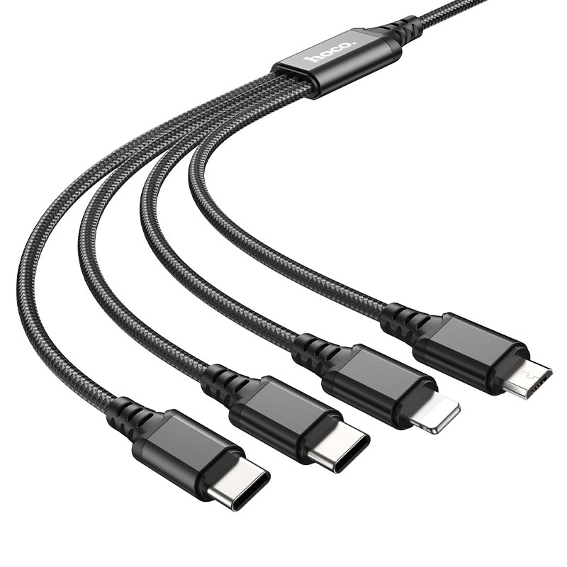 Cable 4-in-1 “X76 Super” for 2xType-C charging wire