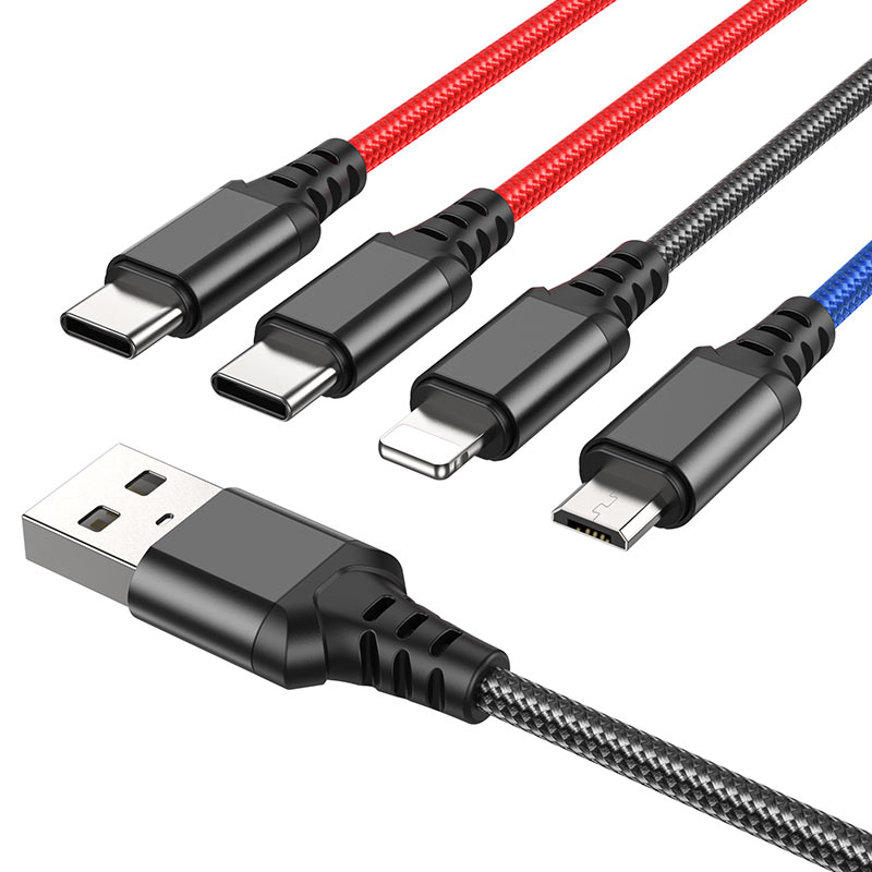 Cable 4-in-1 “X76 Super” for 2xType-C charging wire