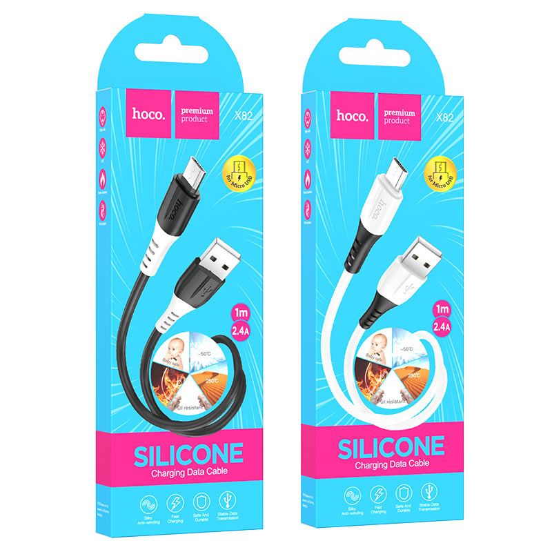 Cable USB to Micro-USB “X82” charging data sync