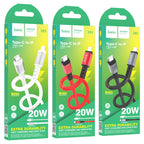 Cable Type-C to Lightning “X85 Strength” PD charging data sync