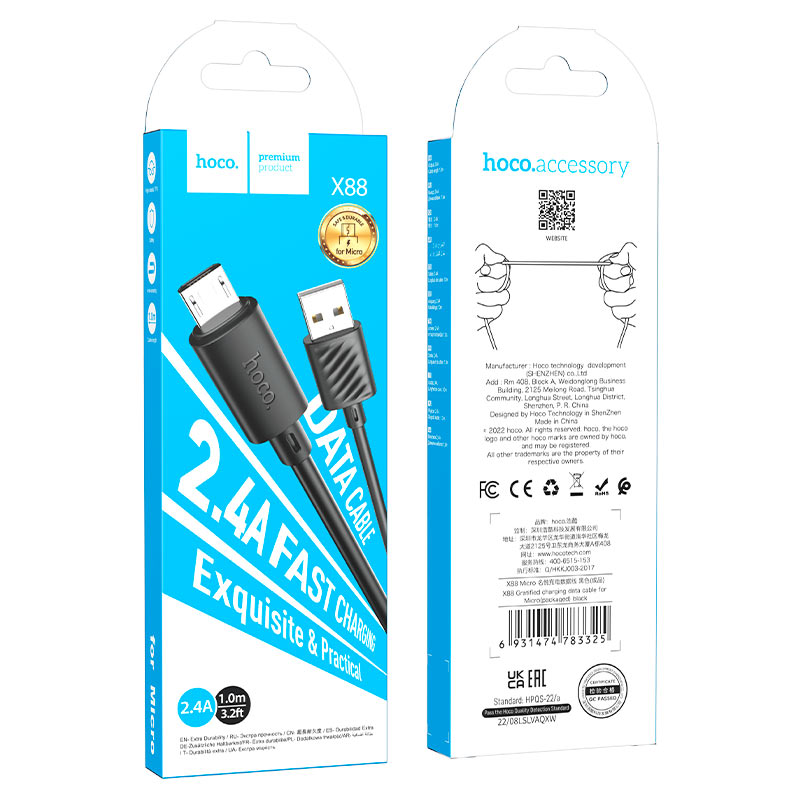 Cable USB to Micro-USB “X88 Gratified”