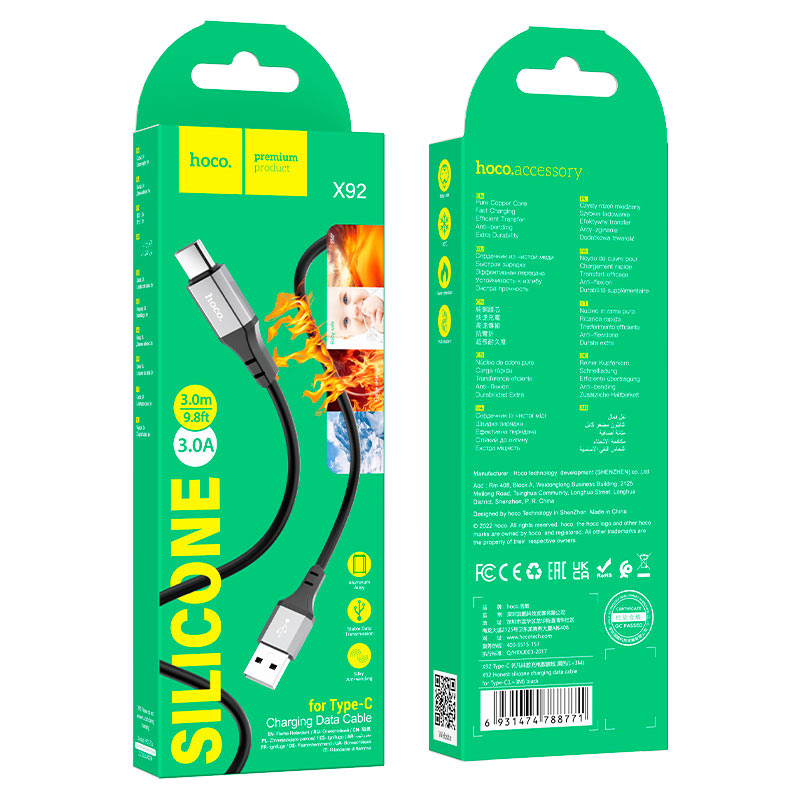 Cable USB to Type-C “X92 Honest”