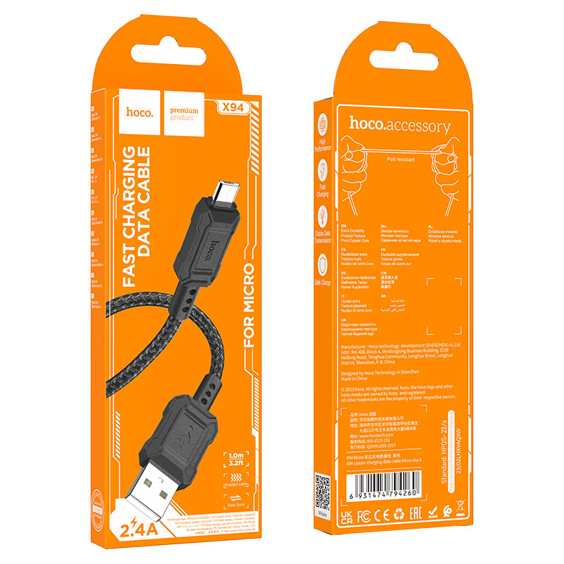 Cable USB to Micro-USB “X94 Leader”