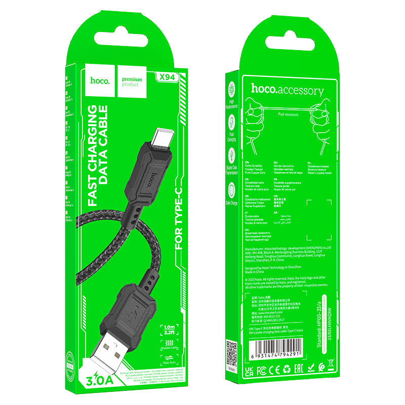 Cable USB to Type-C “X94 Leader”