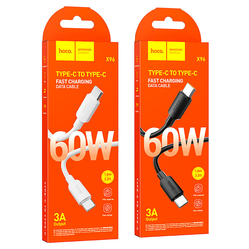 Cable Type-C to Type-C “X96 Hyper” PD 60W fast charge
