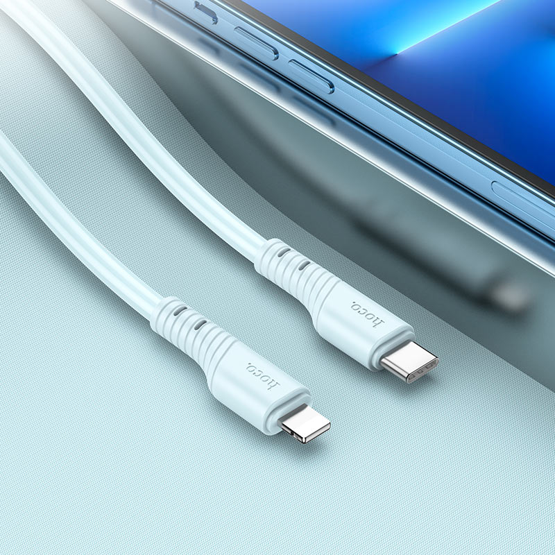 Cable Type-C to iP “X97 Crystal color” PD 20W fast charge
