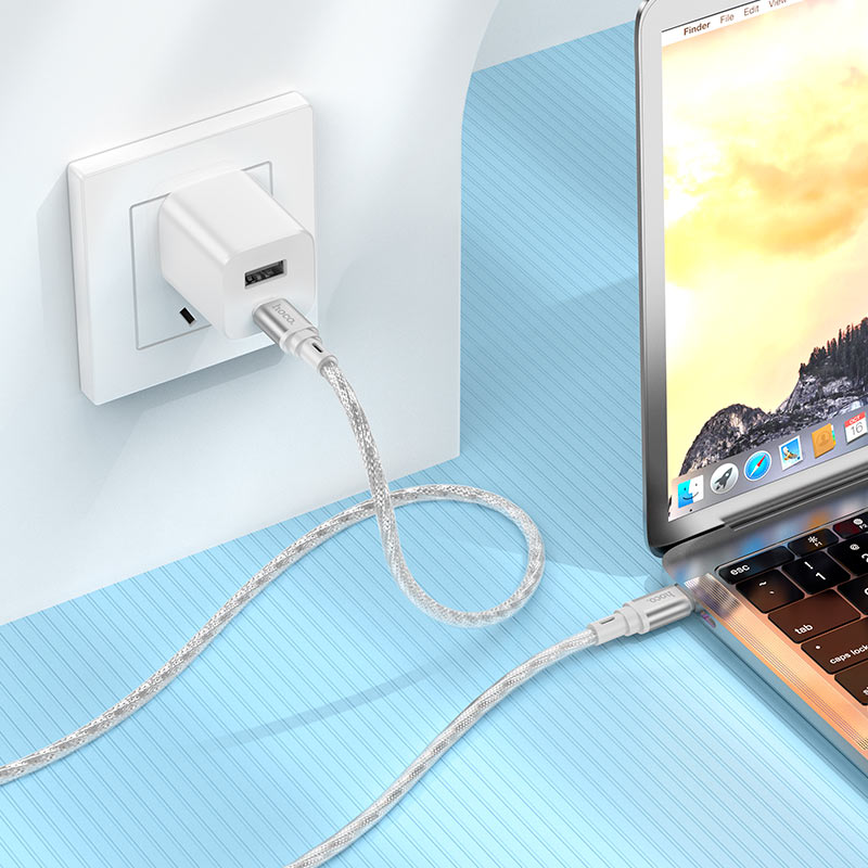 Cable Type-C to Type-C “X98 Crystal ice” PD 60W fast charge