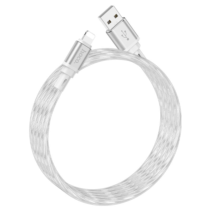 Cable USB to iP “X98 Crystal ice”
