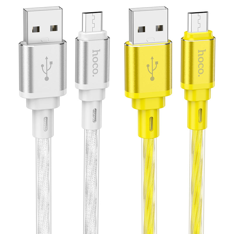 Cable USB to Micro-USB “X98 Crystal ice”
