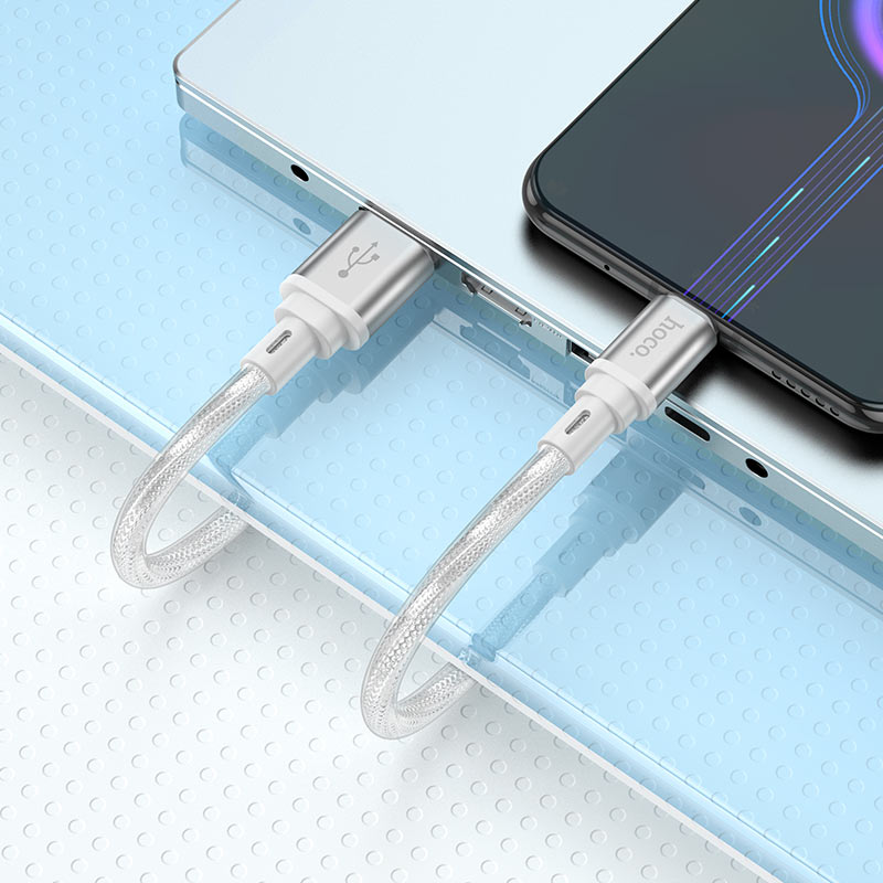 Cable USB to Micro-USB “X98 Crystal ice”