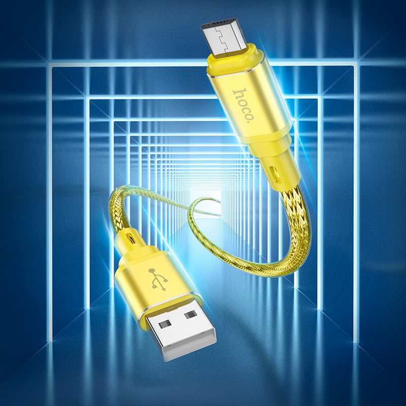 Cable USB to Micro-USB “X98 Crystal ice”