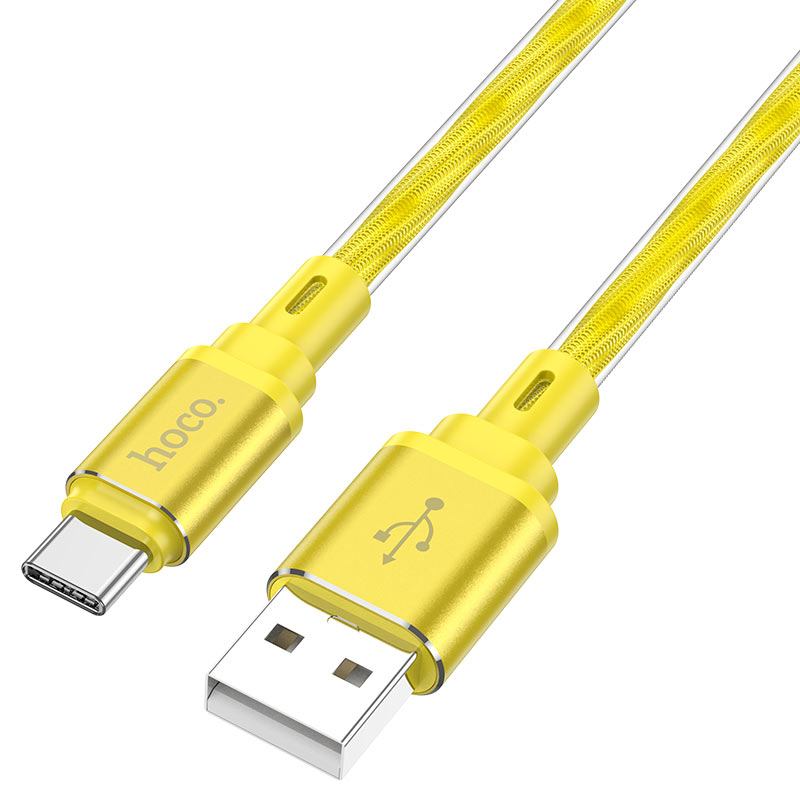 Cable USB to Type-C “X98 Crystal ice”