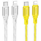 Cable Type-C to iP “X98 Crystal ice” PD 20W fast charge