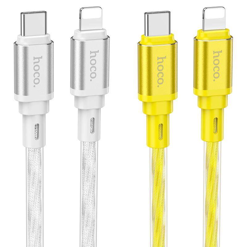 Cable Type-C to iP “X98 Crystal ice” PD 20W fast charge