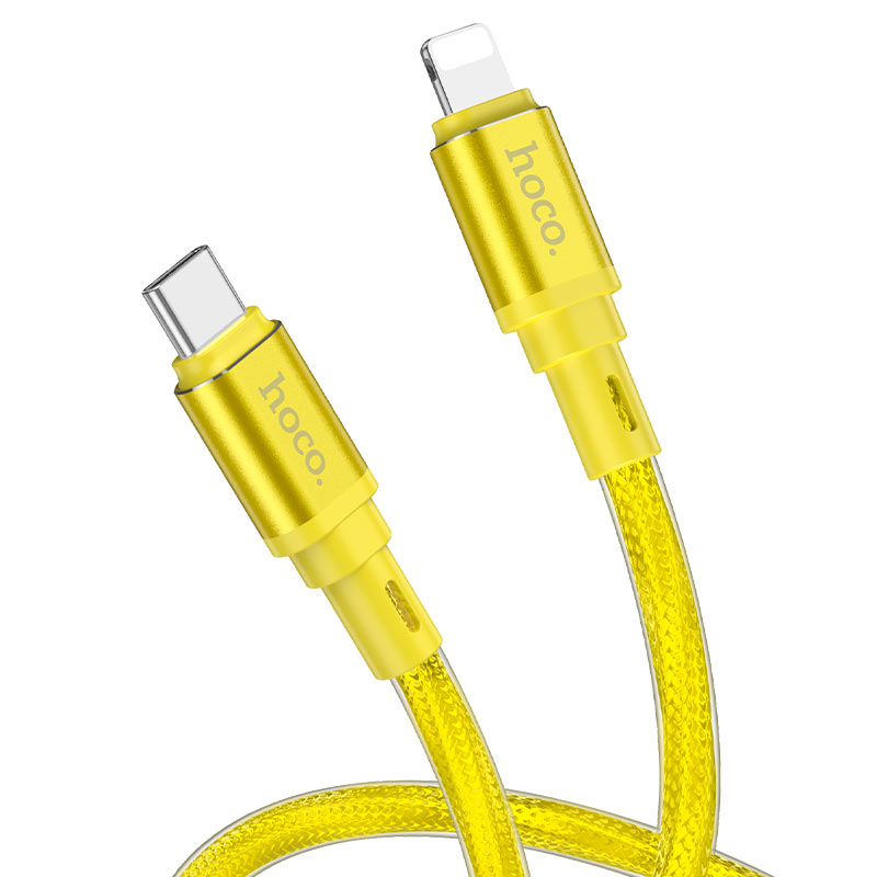 Cable Type-C to iP “X98 Crystal ice” PD 20W fast charge