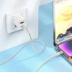 Cable Type-C to iP “X98 Crystal ice” PD 20W fast charge