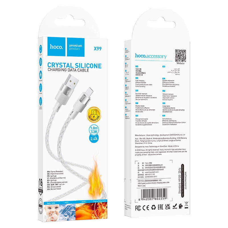 Cable USB to Micro-USB “X99 Crystal junction”