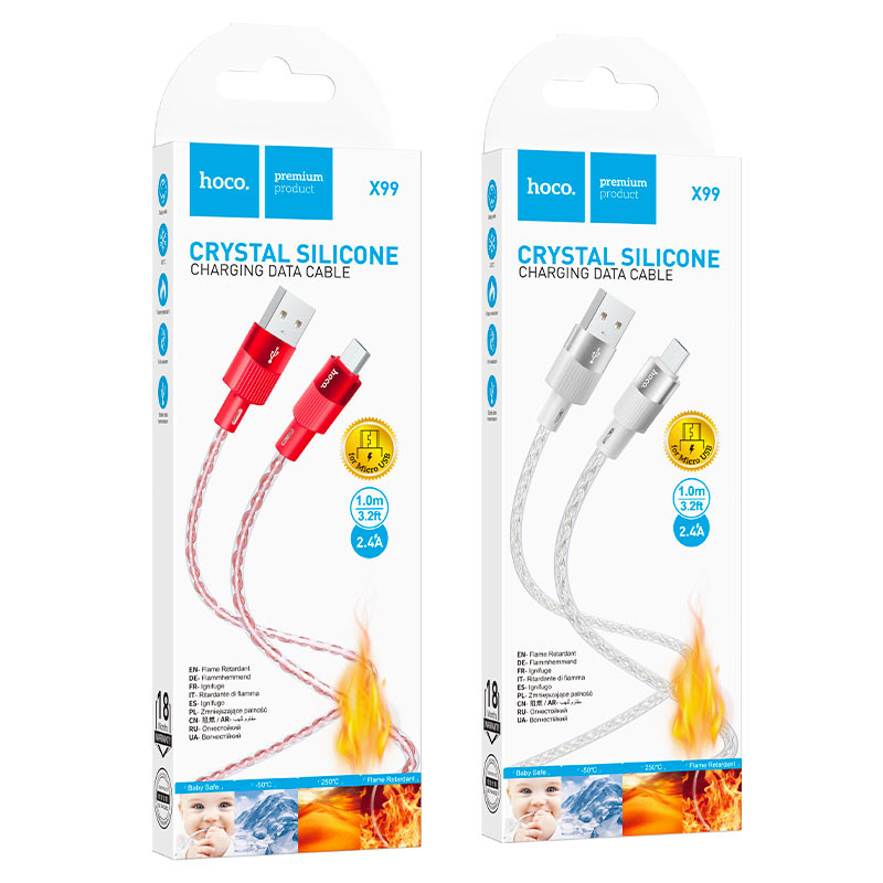 Cable USB to Micro-USB “X99 Crystal junction”